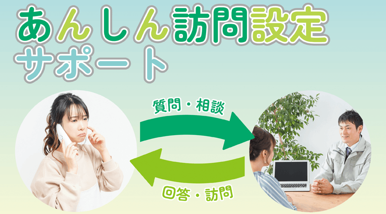 あんしん訪問設定サポート