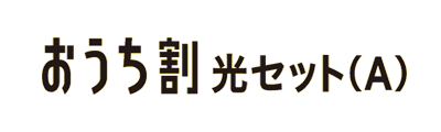 おうち割 光セット（A）